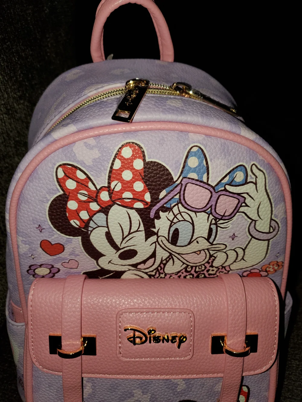 Wondapop Disney Pink and Lavender Minnie & Daisy Mini Backpack